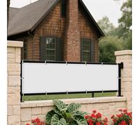 Voiles Ombrages Rectangulaire 130 x 190 cm Lmperméable Toile Ombrage UV Protection Diffuseur D’Ombre avec Corde Libre Facile à Plier pour Terrasse, Jardin, Balcon, Camping, Blanc
