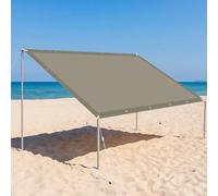 Voiles Ombrages Rectangulaire 130 x 290 cm Multi Couleur et Taille Imperméable Bache Ombrages Protection UV pour Patio Terrasse Jardin Balcon Extérieur, Taupe