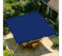 Voiles Ombrages Rectangulaire 140 x 340 cm Imperméableanti Store de Patio Contre Le Vent pour Patio Balcon Jardin Terrasse Extérieur, Bleu Foncé
