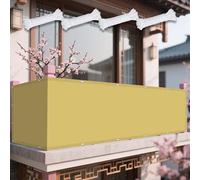 Voiles Ombrages Rectangulaire 166 x 460 cm Résistant 98% Protection Rayons UV Toile Parasol de Potager avec Cordons pour Extérieur Jardin Terrass Balcon, Jaune Sable