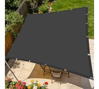 Voiles Ombrages Rectangulaire 2.5 x 3.4 m D'Ombrages UV Protection Toile Ombrage Imperméable Respirant pour Patio Balcon Jardin Terrasse Extérieur, Gris Foncé