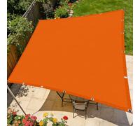Voiles Ombrages Rectangulaire 2.5 x 3.8 m D'Ombrages UV Protection Toile Ombrage Imperméable Respirant pour Patio Balcon Jardin Terrasse Extérieur, Orange