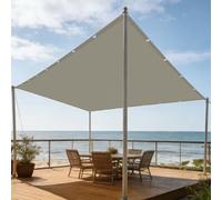 Voiles Ombrages Rectangulaire 2.5 x 4.5 m Plusieurs Tailles et Coloris Toile Solaire Voile Multi Couleur Taille Toiles pour Patio Balcon Jardin Terrasse Extérieur, Taupe