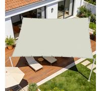 Voiles Ombrages Rectangulaire 2.5 x 4.5 m Toile Imperméable Voile d'ombrage Imperméable Carré Respirant pour Patio Balcon Jardin Terrasse Extérieur, Blanc cassé