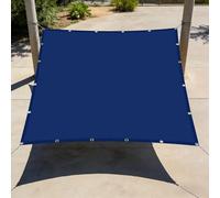 Voiles Ombrages Rectangulaire 2.5 x 8 m D'Ombrages UV Protection Voile d'ombrage Terrasse avec Oeillets et Cordons pour Patio Jardin Terrasse Extérieur, Sable, Bleu Foncé