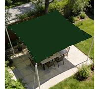 Voiles Ombrages Rectangulaire 200 x 300 cm avec Protection UV Voiles Solaire Multi Couleur Taille Toiles pour Patio Jardin, Terrasse, Extérieur, Balcon, Vert Foncé