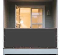 Voiles Ombrages Rectangulaire 350 x 480 cm Protection des Rayons 95% UV Auvent de Terrasse Anti-Ultraviolets avec Oeillets et Cordons pour Patio Pergola Jardin Exterieur, Gris Foncé