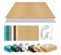 Voiles Ombrages Rectangulaire 419 x 464 cm Respirante Une Protection des Rayons Bache Ombrage Auvent D'Ombre avec Oeillets Cordons Idéal pour Jardin, Balcon et Terrasse, Jaune Sable
