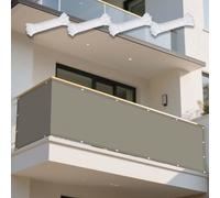 Voiles Ombrages Rectangulaire 540 x 660 cm Résiste à des Forces de Traction Élevées Filet Protection Solaire avec Oeillets Cordons pour Extérieur Jardin Terrass Balcon, Taupe