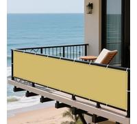 Voiles Ombrages Rectangulaire 550 x 595 cm Anti 98% UV Protection Voile d'ombrage Jardin avec Cordons pour Jardin, Terrasse, Camping, Balcon, Couleur Crème