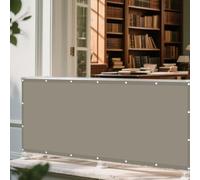 Voiles Ombrages Rectangulaire 62 x 365 cm Anti-Déchirure Protection UV 93% Toile Extérieure Terrasse Cordes de Fixation Incluses pour Extérieur Terrasse Jardin Balcon, Taupe