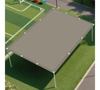 Voiles Ombrages Rectangulaire 65 x 250 cm Protection des Rayons UV à 98% Voile d'ombrage Jardin avec Oeillets pour Patio Jardin Terrasse Extérieur, Kaki