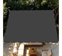 Voiles Ombrages Rectangulaire 80 x 220 cm avec Protection UV Exterieur Résistant Aux UV Toile Ombrage Auvent Antidéchirure pour Patio Jardin Terrasse Extérieur, Sable, Gris Foncé