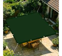 Voiles Ombrages Rectangulaire 80 x 380 cm Imperméableanti Store de Patio Contre Le Vent pour Patio Balcon Jardin Terrasse Extérieur, Vert Foncé