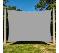 Voiles Ombrages Rectangulaire Imperméable 1.7 x 2.4 m D'Ombrages UV Protection Auvent Imperméable Contre Le Vent pour Patio Jardin Terrasse Extérieur Balcon, Gris Clair