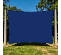 Voiles Ombrages Rectangulaire Imperméable 1 x 4 m D'Ombrages UV Protection Auvent Imperméable Contre Le Vent pour Patio Jardin Terrasse Extérieur Balcon, Bleu Foncé