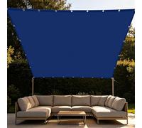 Voiles Ombrages Rectangulaire Imperméable 100 x 100 cm avec Protection UV Toile d'ombrage Protection Solaire Contre Le Vent pour Patio Balcon Jardin Terrasse Extérieur, Bleu Foncé