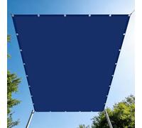 Voiles Ombrages Rectangulaire Imperméable 140 x 340 cm Imperméableanti Store de Patio Multi Couleur Taille Toiles pour Patio Jardin, Terrasse, Extérieur, Balcon, Bleu Foncé