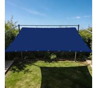 Voiles Ombrages Rectangulaire Imperméable 140 x 340 cm Toile Imperméable Auvent Antidéchirure Pourjardin, Terrasse, Balcon, Extérieur, Bleu Foncé