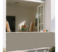 Voiles Ombrages Rectangulaire Imperméable 2.3 x 3.6 m Résistant à l'eau Rectangulaire Imperméable Brise Vue Respirant pour Patio Jardin Terrasse Extérieur, Sable, Taupe