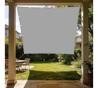 Voiles Ombrages Rectangulaire Imperméable 2.5 x 4.5 m Toile Imperméable Auvent Respirant pour Jardin Terrasse Extérieur Patio Piscine Balcon, Gris Clair