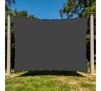 Voiles Ombrages Rectangulaire Imperméable 3 x 4 m D'Ombrages UV Protection Auvent Imperméable Contre Le Vent pour Patio Jardin Terrasse Extérieur Balcon, Gris Foncé