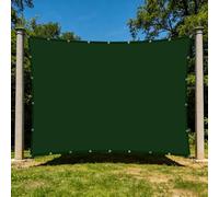 Voiles Ombrages Rectangulaire Imperméable 4 x 4 m D'Ombrages UV Protection Auvent Imperméable Contre Le Vent pour Patio Jardin Terrasse Extérieur Balcon, Vert Foncé