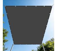 Voiles Ombrages Rectangulaire Imperméable 80 x 400 cm Imperméableanti Store de Patio Multi Couleur Taille Toiles pour Patio Jardin, Terrasse, Extérieur, Balcon, Gris Foncé