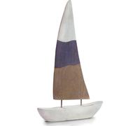 Voilier Atlantic bois de mangue/fer 49,5 cm