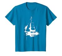 Voilier Dessin Bateau Plage Catamaran T-Shirt