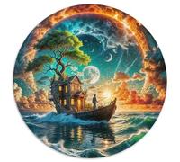Voilier Puzzle 1000 Pièces Adultes Et Enfants Dès 14 Ans Thème Nautique Puzzle De Bricolage Coloré Jouets Défi Éducatifs Jeu Relaxant 1000pcs (67.5x67.5cm)