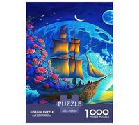 Voilier, Puzzle De 1000 Pièces, Activité Cérébrale Immersive Améliorant Observation Raisonnement Et Endurance, Moment Agréable pour Se Détendre Ou Se Challenger, Adapté Aux 12 Ans Et Plus, 70x50cm/