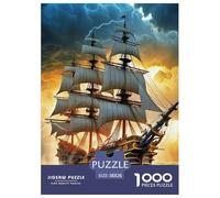 Voilier, Puzzle De 1000 Pièces, Défi Coopératif Captivant pour Renforcer Complicité Et Esprit De Collaboration, Passe-Temps Parfait pour Tous Les Membres De La Famille, Adapté Aux 12 Ans Et Plus, 3