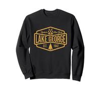 Voilier rétro Lake George Upstate New York Vintage Nautical Sweatshirt
