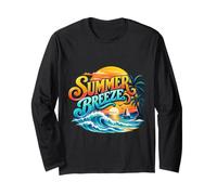 Voilier rétro Summer Breeze Ocean Sunset Manche Longue
