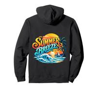 Voilier rétro Summer Breeze Ocean Sunset Sweat à Capuche