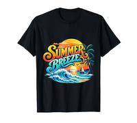 Voilier rétro Summer Breeze Ocean Sunset T-Shirt
