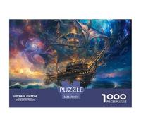 Voilier Starlight Puzzle Jigsaw 1000 Pièces Puzzles 70x50cm/1000pcs pour Adultes Et Enfants Cadeau Jeu D'Intelligence Familial Bricolage Carton