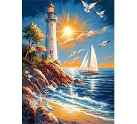 Voilier Sun Sea Puzzle 30 Pièces pour Adultes, Puzzle Impossible, Puzzles Classique pour Adulte, Puzzles Coloré Jeu de Famille et Team Building