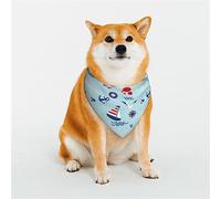 Voiliers Ancres Bandanas pour Chiens, Écharpe Triangle Réversible pour Animaux de Compagnie pour Garçon et Fille, Bandana pour Petits, Moyens Grands et Très Grands Chiens Petits