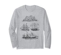 Voiliers Vintage, Cadeau pour Les Voyageurs du Monde, Les Marins Manche Longue