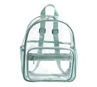 Voir à travers le sac à dos transparent - Sac à dos robuste avec plusieurs poches | Design clair pour sécurité et commodité, idéal pour l'école, le travail, les concerts et les événements sportifs