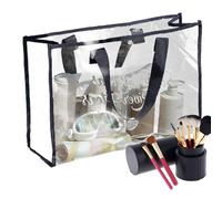 Voir à travers le sac - Big Clear Tote pour le stade, sacs de plage en PVC légers | Sacs à provisions transparents imperméables, transporteur à linge pratique, sac transparent polyvalent pour les évén