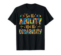 Voir la capacité Non Handicap Sensibilisation à l'Autisme autiste T-Shirt