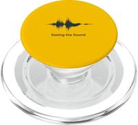 Voir la fréquence de Forme d'onde Audio de l'oiseau sonore PopSockets PopGrip pour MagSafe