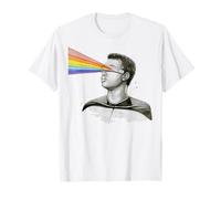 Voir Le Portrait Science-Fiction Rainbow Visor T-Shirt