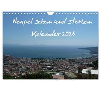 Voir Naples et mourir, Version française (Calendrier mural 2026 DIN A4 portrait), Calendrier CALVENDO mensuel