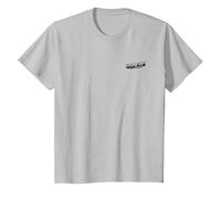 Voir Retour Imprimer Idle Fury Roi Reine Art Naufrage Crâne T-Shirt, Enfant, Argent, 10 Ans