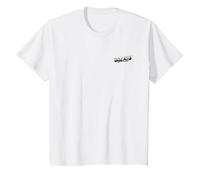 Voir Retour Imprimer Idle Fury Roi Reine Art Naufrage Crâne T-Shirt, Enfant, Blanc, 10 Ans