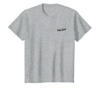 Voir Retour Imprimer Idle Fury Roi Reine Art Naufrage Crâne T-Shirt, Enfant, Gris Chiné, 10 Ans